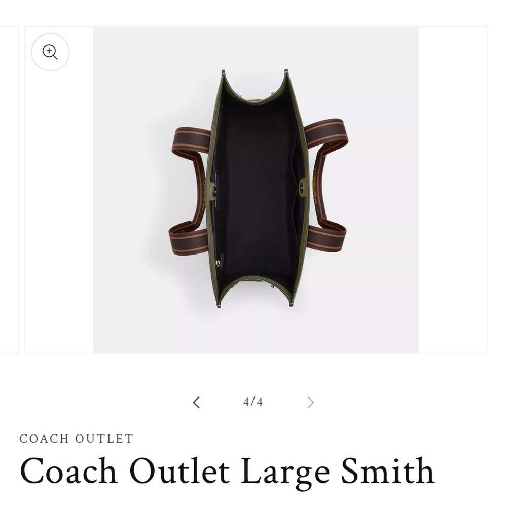 Coach Olive and Brown Tote Bag - Picture 8 of 9
